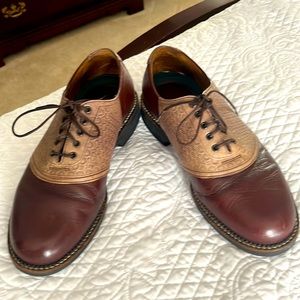 Mens Trask Leather Saddle Bronc Oxford 10M